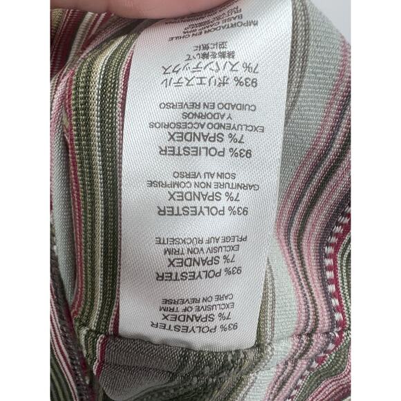 Sherpa Adventure Gear 50+ UPF Earth tons Striped Athletic Tank Medium - Picture 4 of 5